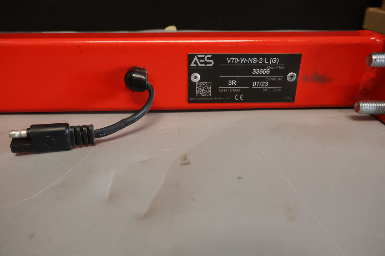 American Equipment Safety V70-W-NS-2-L(G) Forklift Laser