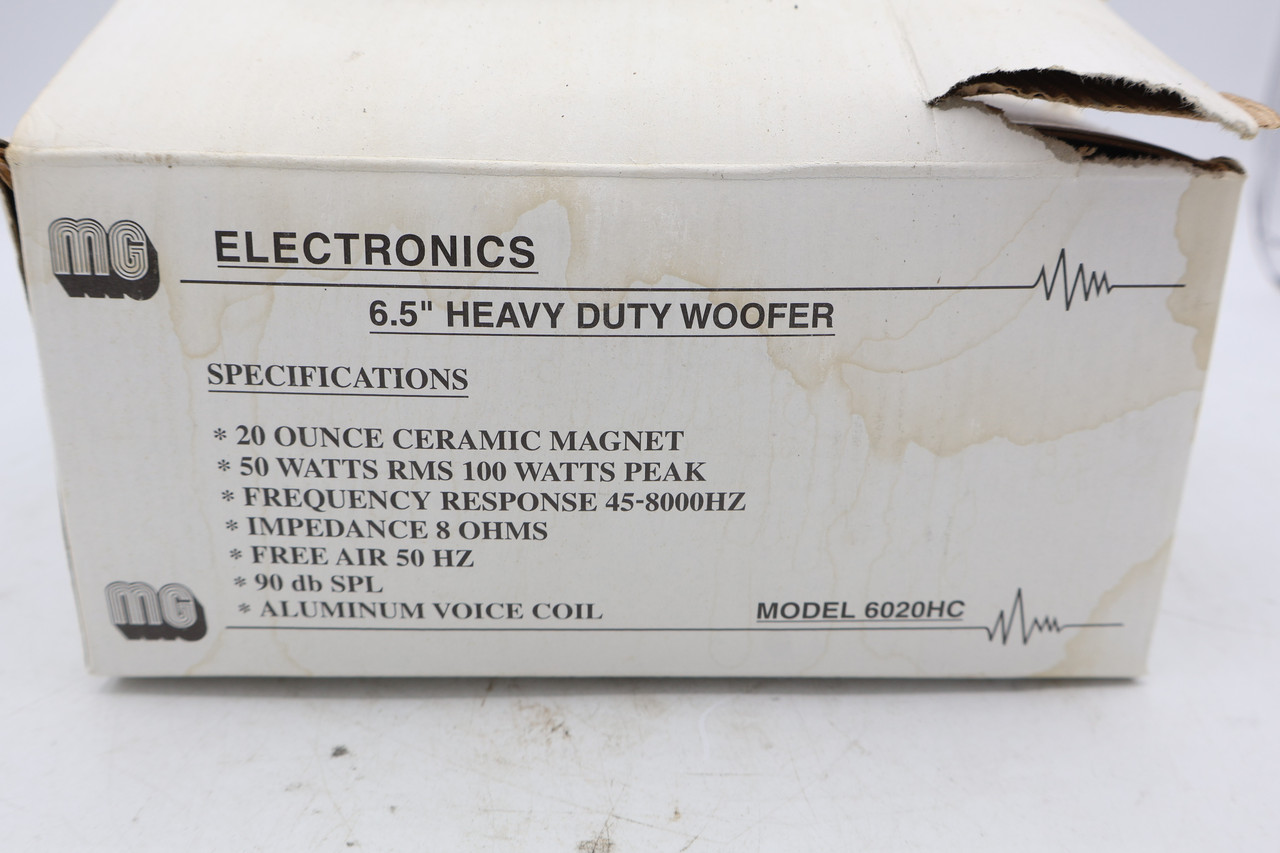 Electronics 6020HC 6.5" Heavy Duty Woofer