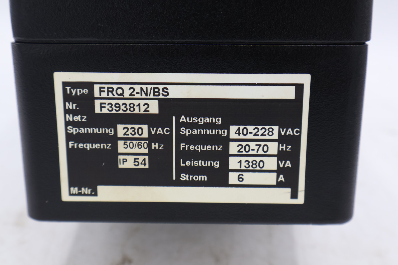 HPL Feed Technology FRQ-2-N/BS HMI Device