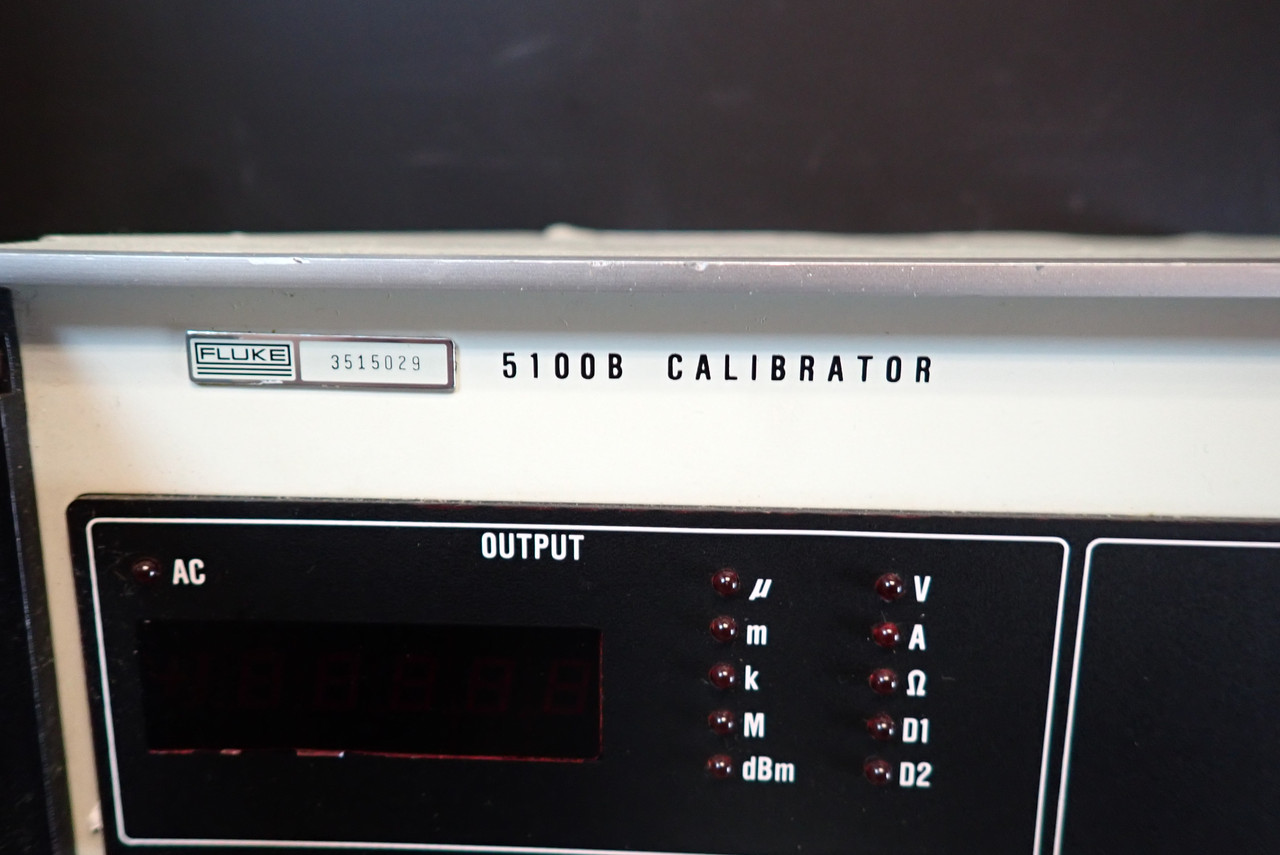 Fluke 5100B Calibrator; Wideband Frequency, IEEE 488-1975 Capability