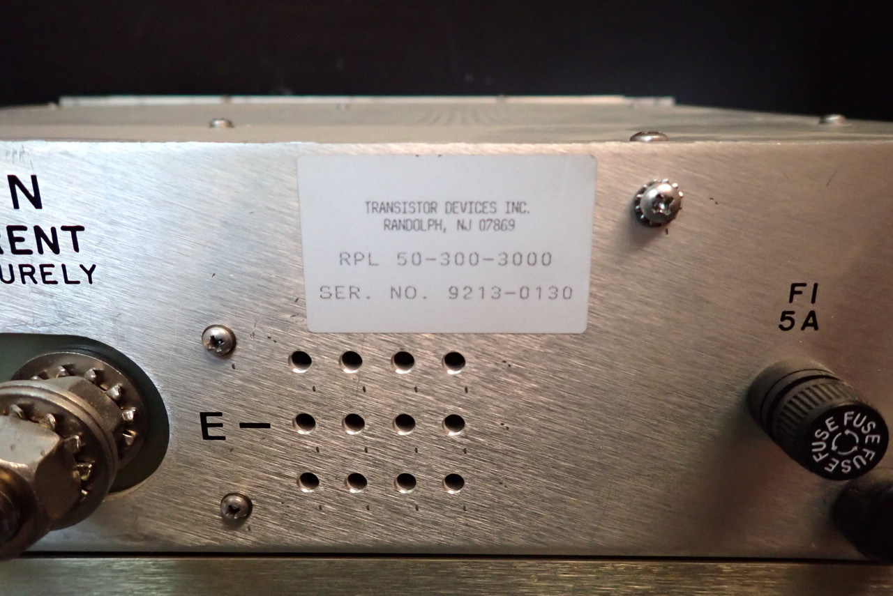 Transistor Devices Inc RPL 50-300-3000