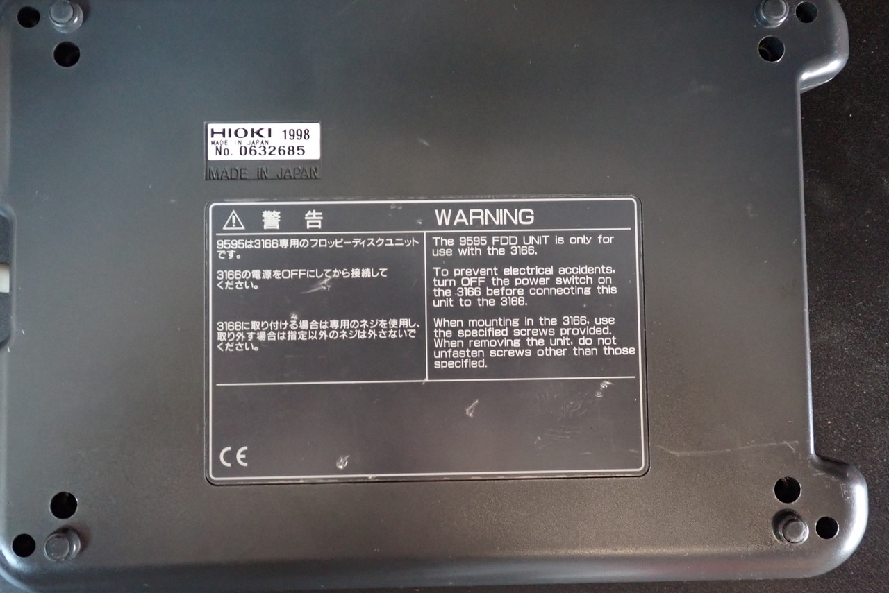 Hioki 9595 FDD Unit w/ Clamp on Sensors