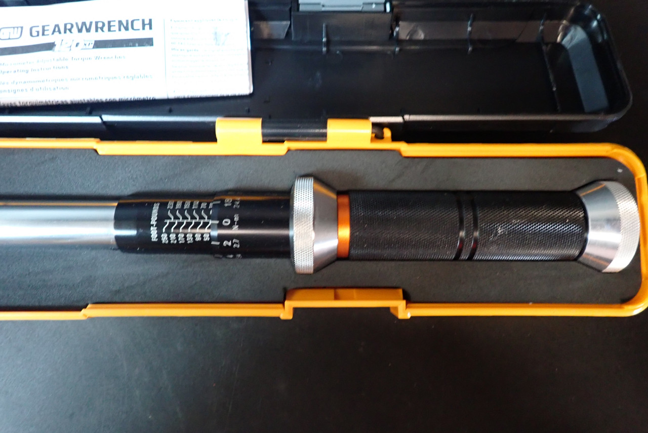 GearWrench 85189 120XP Flex Head Micrometer Torque Wrench 1/2"