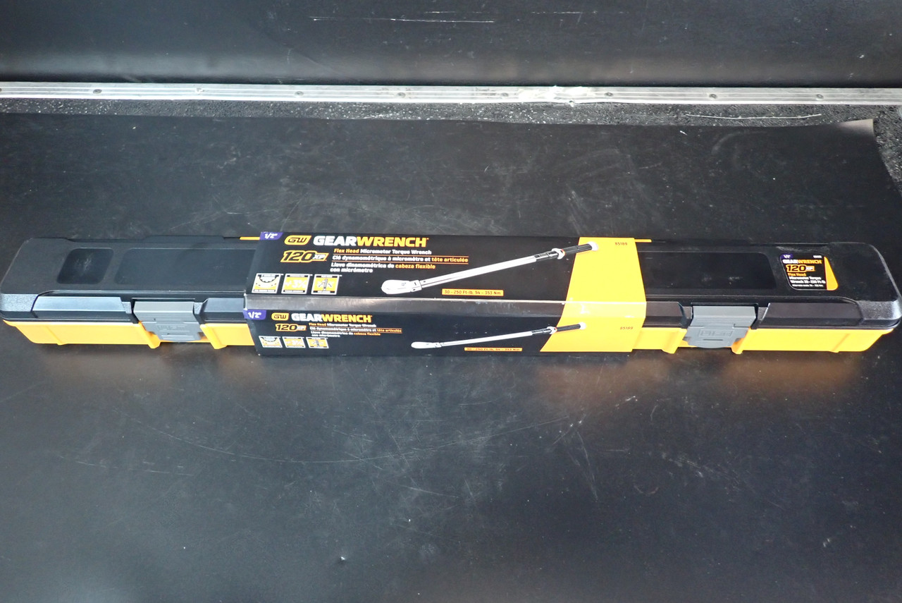 GearWrench 85189 120XP Flex Head Micrometer Torque Wrench 1/2"