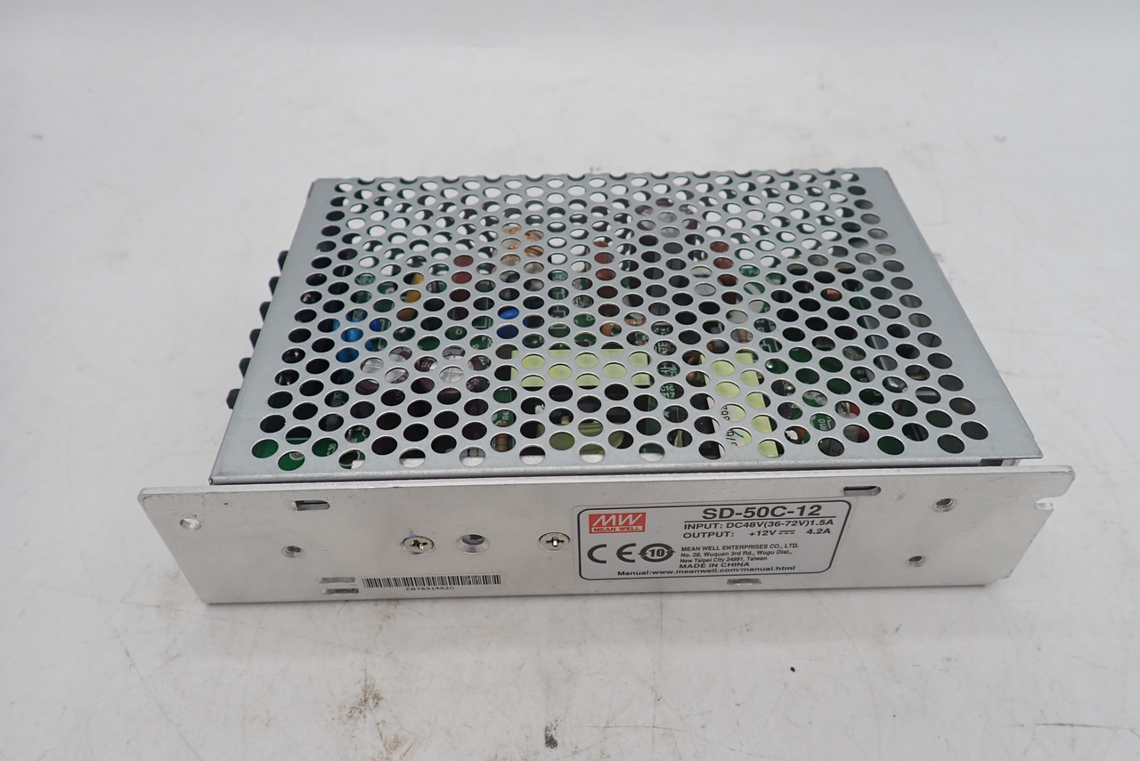 Mean Well SD-50C-12 DC Converter 36-72V in 12V out