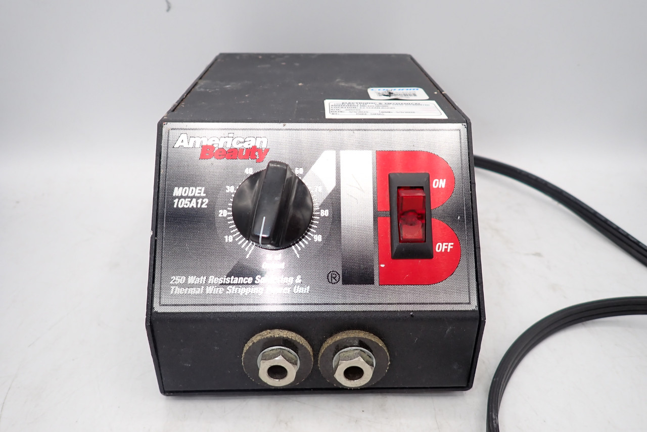 American Beauty 105A12 250 Watt Soldering Power Unit