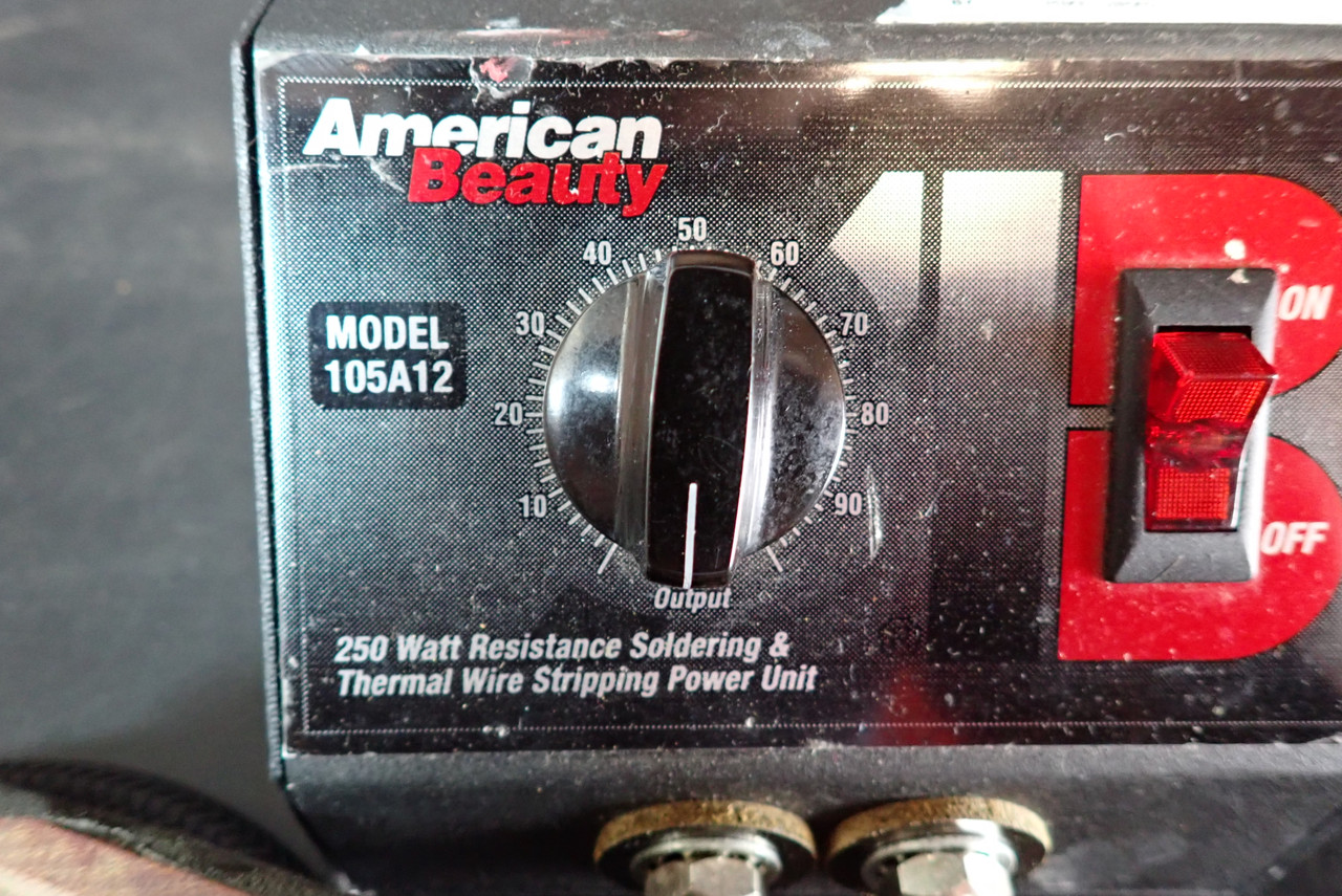 American Beauty 105A12 250 Watt Soldering Power Unit w/ Handpiece