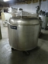 2002 Perry Products Stainless Vertical Jacketed Vessel; 270 Gallon; VRX-270