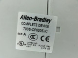 AB 700S-CF620EJC SER A DEVICE w/ 700-CF310E SER A Relay & 100S-F CONTACTOR SER B