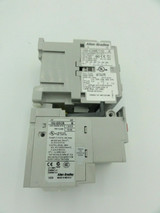 ALLEN BRADLEY CAT# 100-C09E*10 SER. A CONTACTOR W/ CAT# 193-EECB SER C RELAY