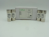 Box of (10) EBASEE R017 Fuses, 22x58mm, 500V-100KA, gG 6A, IEC60269 *NEW*