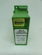 CR Magnetics CRD5110-300-25 Multi-Function Transducer, 0-300VAC, 0-25AAC *NEW*