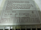 E. DOLD U. SOHNE TYPE AL 894 RELAY, 220V