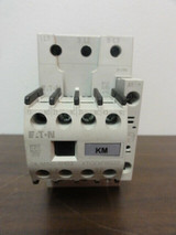 Eaton DIL M50 XTCE050D Magnetic Contactor w/ DIL M150-XHI22 XTCEXFBG22 Cnt Block