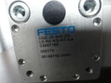 Festo DGE-25-750-ZR-LV-RF-KG-KF-GA Linear Actuator w/ Kollmorgen Servo Motor