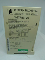 PEPPERL+FUCHS MODEL WE77/EX1-2U SAFETY RELAY SWITCH ISOLATOR, 24VAC *NEW*