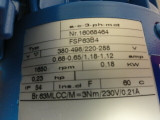 RUHRGETRIEBE KG. Type FSP63B4 Gear Motor, .23 hp