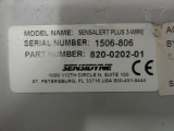 SENSIDYNE SensAlert Plus Gas Detection Interface P/N 820-0202-01, 3-Wire