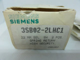 SIEMENS 3SB02-2LHC1 keyed selector switch *NEW*