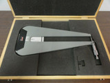 SPI 13-820-6 Deep Throat Micrometer 0-1" 0.0001" w/ Wooden Case