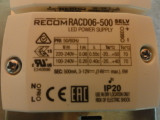 (2) RECOM RACD06-500 LED POWER SUPPLIES ON MOUNTING PLATE