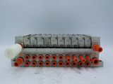 SMC 10 Valve Manifold with VQ2300-5 and VQ2100-5 Valves