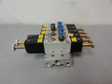 Festo VABM-F-B11-G18-5 with five VUVE-FL-M52-M-G18-1C1 Solenoid Valves