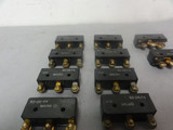 Honeywell Microswitch Limit Switches (Lot of 10) 8 BZ-2R-P4, 2 BZ-2R-P2