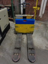 Yale Model MPW040SBN12C2748 Electric Walk Behind Pallet Truck, 12 volt, 4,000 lb. Capacity