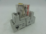 (2) Carlo Gavazzi ZMI 15/4N Relay Socket w/ RMI A 4 5 Relay