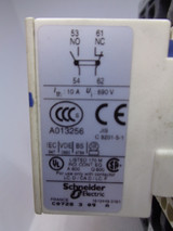 (2) Telemecanique LC1D093 BL Contactors, 24V DC, 2,4W w/ (2) LADN113 Contacts