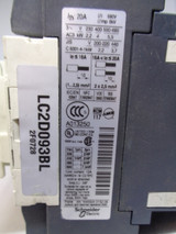 (2) Telemecanique LC1D093 BL Contactors, 24V DC, 2,4W w/ (2) LADN113 Contacts