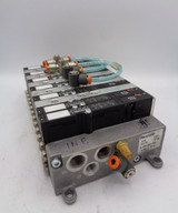 Rexroth R 480 002 769 Manifold Block w/ (7) 0 820 055 052 Solenoid Valves