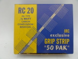 (50) IRC Mil Type GBT/RC 20 Carbon Composition Resistors, .5W 180K Ohm