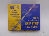 (50) IRC Mil Type GBT Carbon Composition Resistors, .5W 5100 Ohm