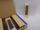 (50) IRC Mil Type GBT/RC20 Carbon Composition Resistors, .5W 6200 Ohm