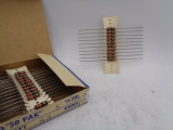 (50) IRC Mil Type GBT/RC 20 Carbon Composition Resistors, .5W 33 Ohm