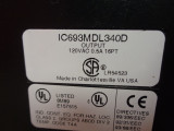 GE IC693MDL340D Module, Output 120 VAC, 0.5A, 16PT