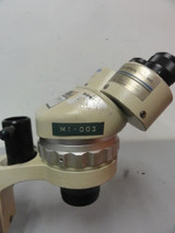 Unitron ZSB Stereo zoom Microscope Head w/ Adjustable Arm