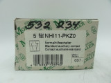 (Lot of 5) Klockner Moeller NHI11-PKZO Standard Auxiliary Contact