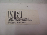 Vici Metronic's Inc. 220-90623-02 Hydrogen Purifier, 1/8 Fittings