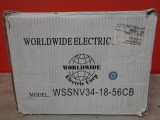 Worldwide Electric Model WSSNV34-18-56CB Motor, 3/4 HP, 1800 RPM