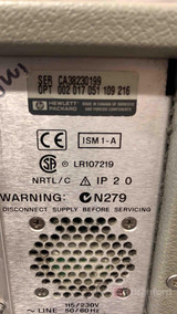 HP 86061C Lightwave Switch, OPT: 002, 017, 051, 109, 216