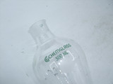 Green CHEMGLASS 500mL SEPARATORY FUNNEL CG 1742 05 SQUIBB #27 NECK 4mm STOPCOCK