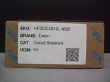 Eaton HFDDC2015L 2 Pole Industrial Circuit Breaker, 15 Amps - New In Box