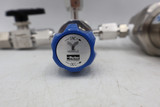 Parker Veriflo SQMICRO303PFSFFF Low Pressure Regulator W/ IR4002SK6259 Pressure Regulator