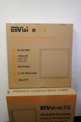 EnvisionLED LED-BPL-2X2-3M40-TRI LED Backlit Panel Light (Case of 4)