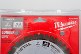 Milwaukee 48-40-4230 7 Inch Metal Saw Blade 40Tooth