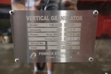 2016 Powrex Corp. Model FM-VG-01 1.5L Cap. Vertical Granulator