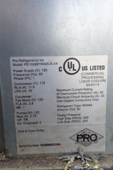 Pro Refrigeration PE1008B1R405-A-VA Chill & Flow Glycol Chiller